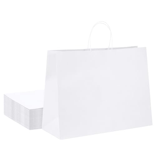 White 16x6x12 Inch 25Pcs