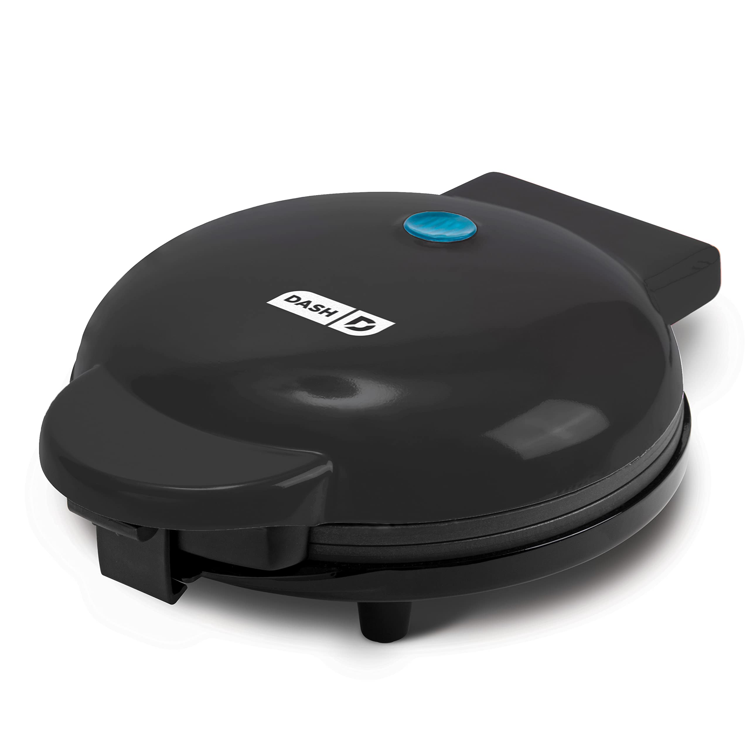 DASH Express 8” Non-Stick Waffle Maker for Waffles, Paninis, Hash Browns - Perfect for Breakfast, Lunch & Snacks - Easy to Clean Black Waffle Iron - Ideal for Home, Office & Camping Use