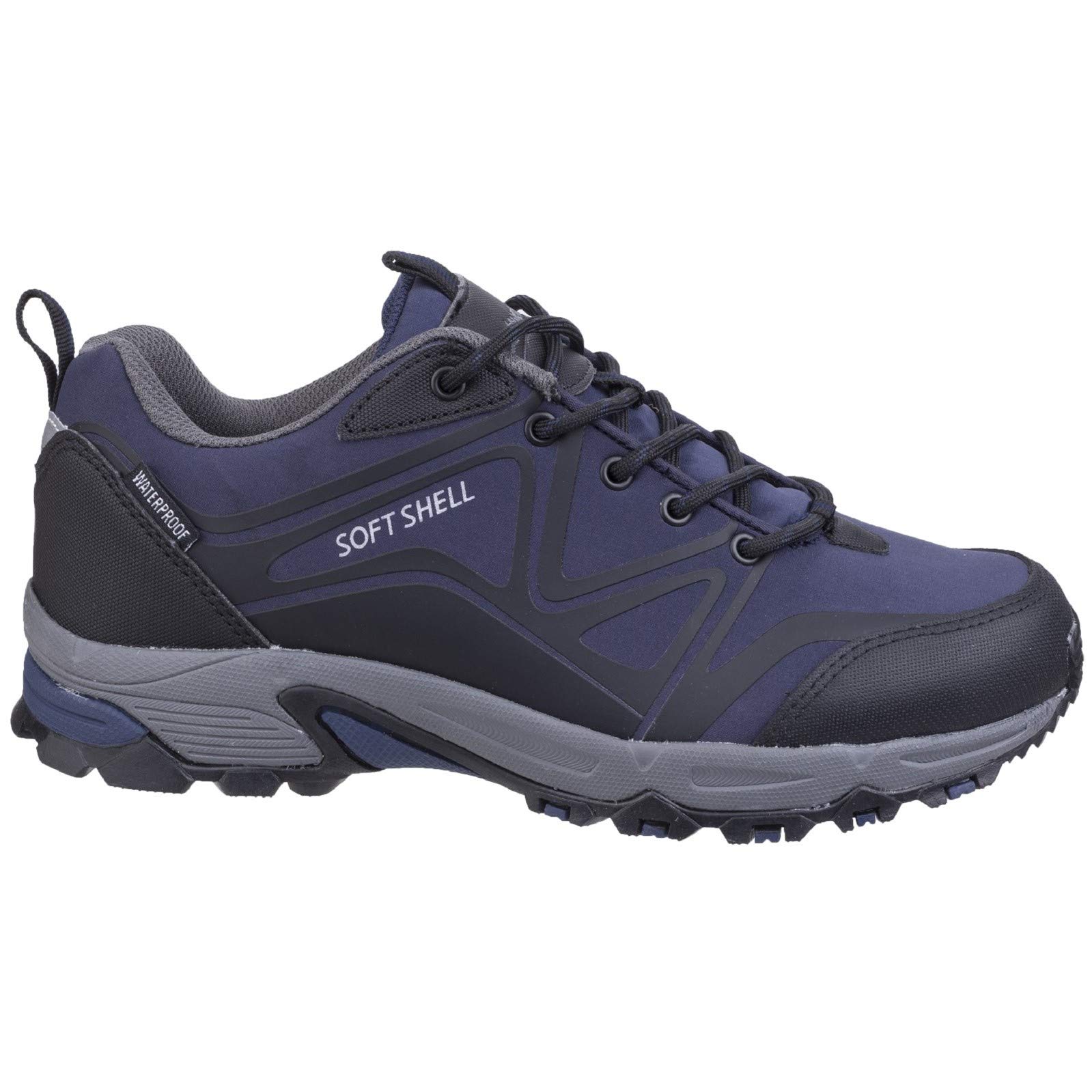 Men's Abbeydale Low Hiking Boots - Waterproof Outdoor Shoes for Trekking & Trail Walking - US Size 12 - Blue/Black/Gray Options - Perfect for Camping, Hiking & Mountain Adventures