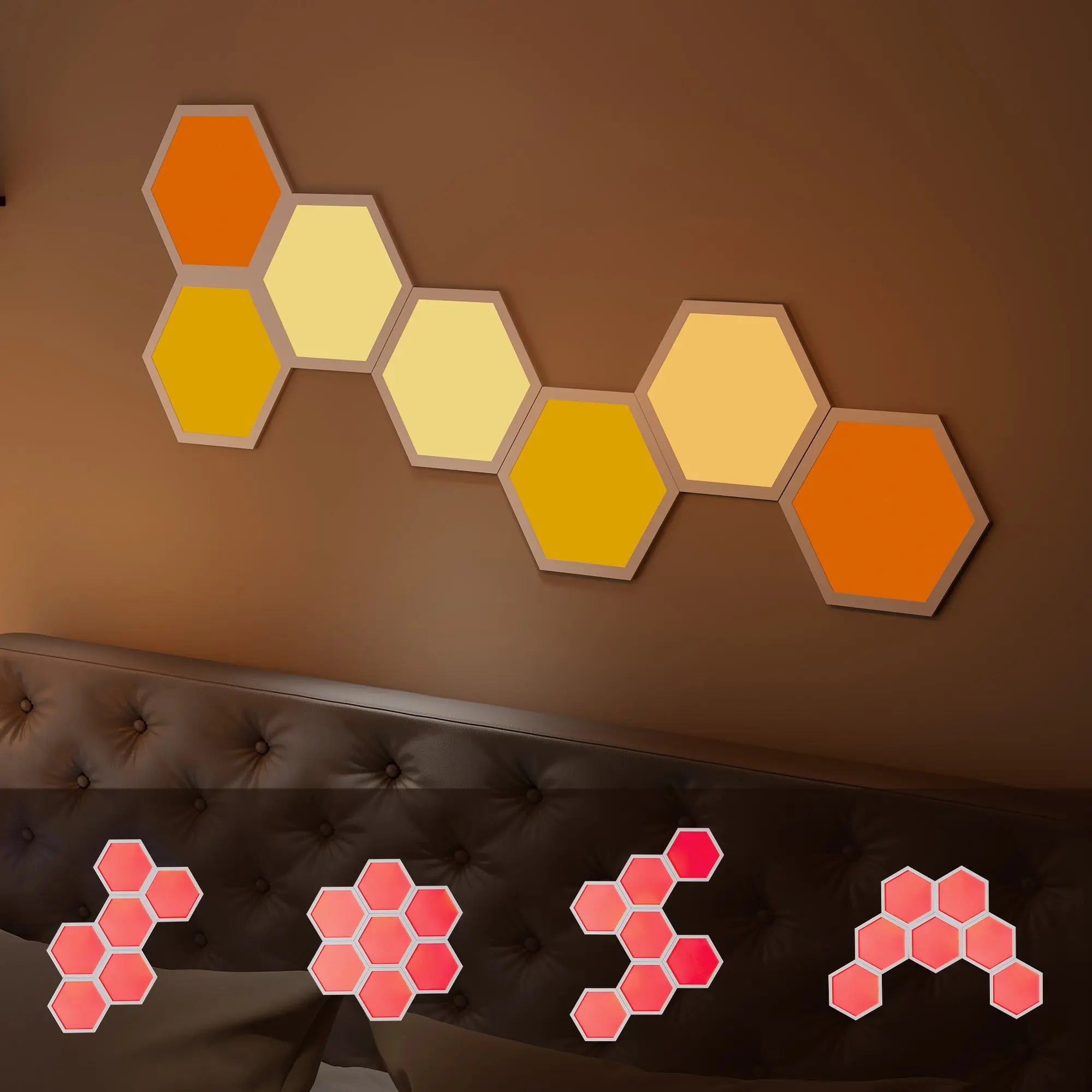 Lucet Art Lighting - 9.5x8 Inch Modern Wall Light for Home Decor | Perfect for Living Room, Bedroom & Office Lighting