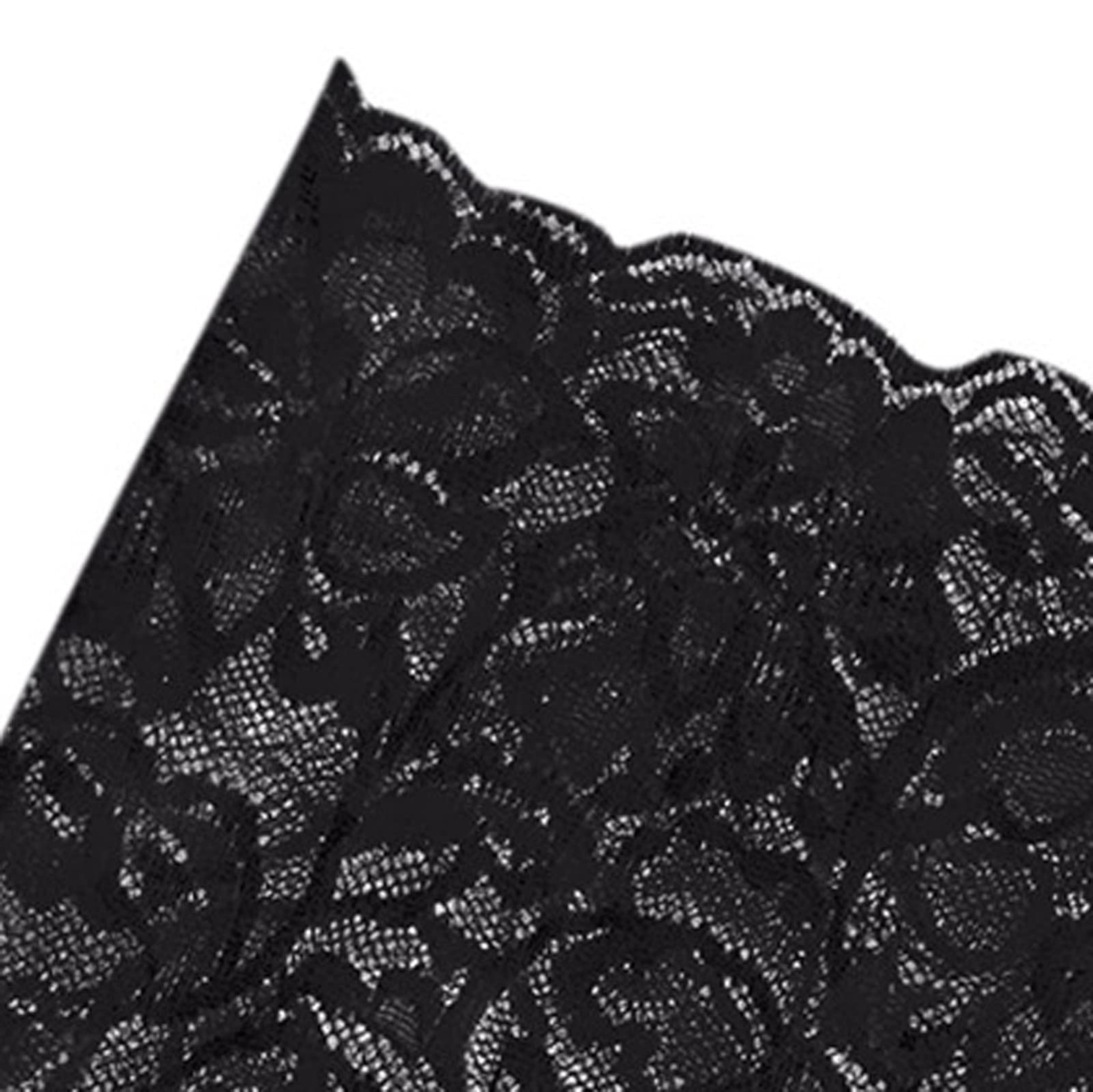LIUguoo Women's Plus Size Floral Lace Underwear - High Waist Sexy Mesh Panties with Butt Lifting Design, Comfortable Hipster Briefs in Black | Perfect for Date Night, Special Occasions & Everyday Wear