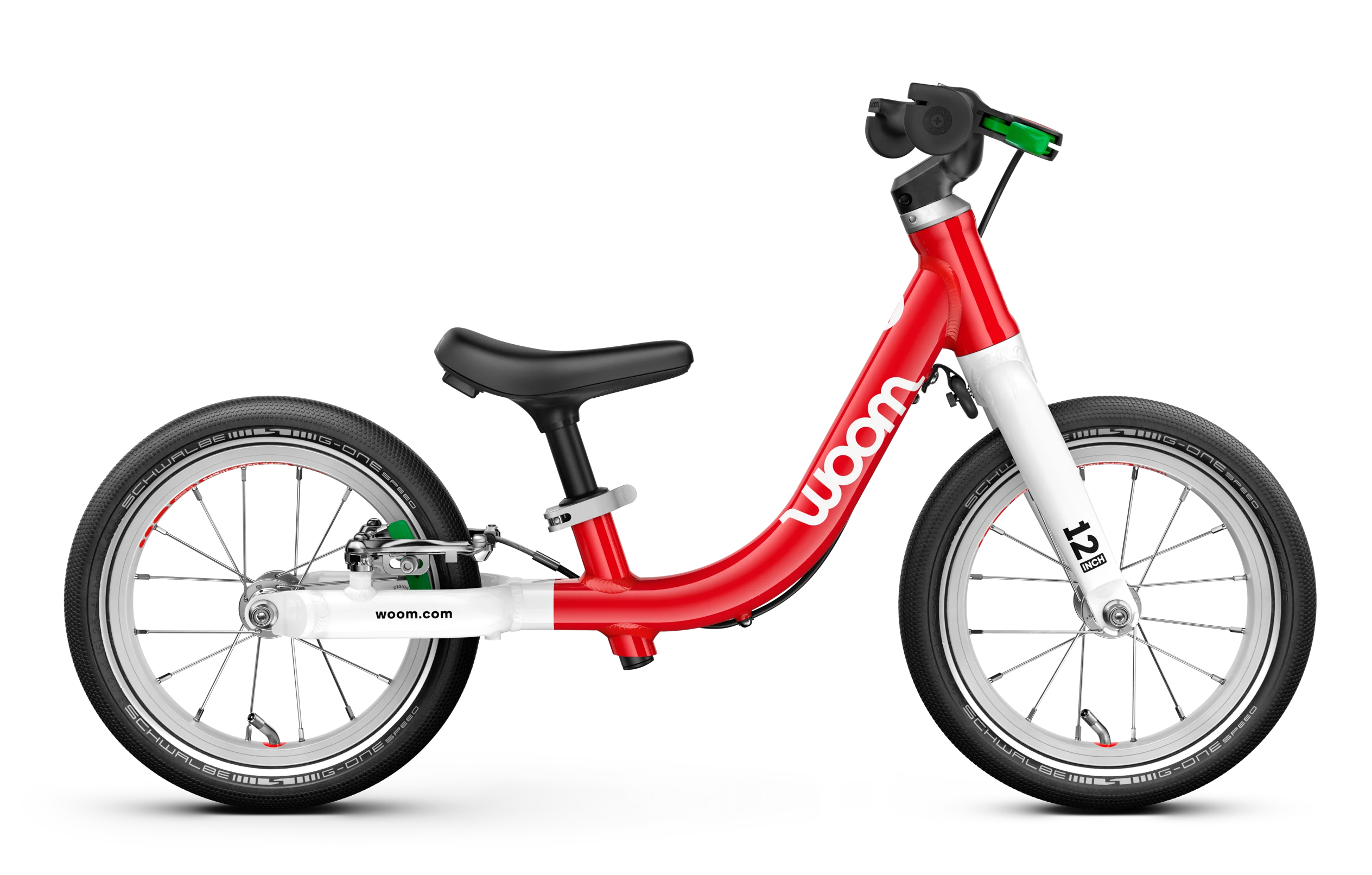 Woom Go 1 Toddler Balance Bike - Lightweight & Safe First Bike for Kids Ages 1.5-3.5 Years | Perfect for Learning to Ride, Outdoor Play & Early Childhood Development