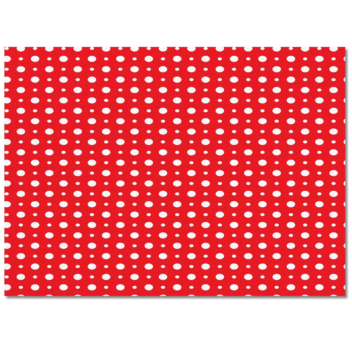 Large Non-Slip Rectangular Area Rug 2.7' x 5' - Polka Dot White Durable Living Room Carpet for Bedroom, Bedside & Outdoor Use - Perfect for Home Decor, Kids Play Area and Office Spaces