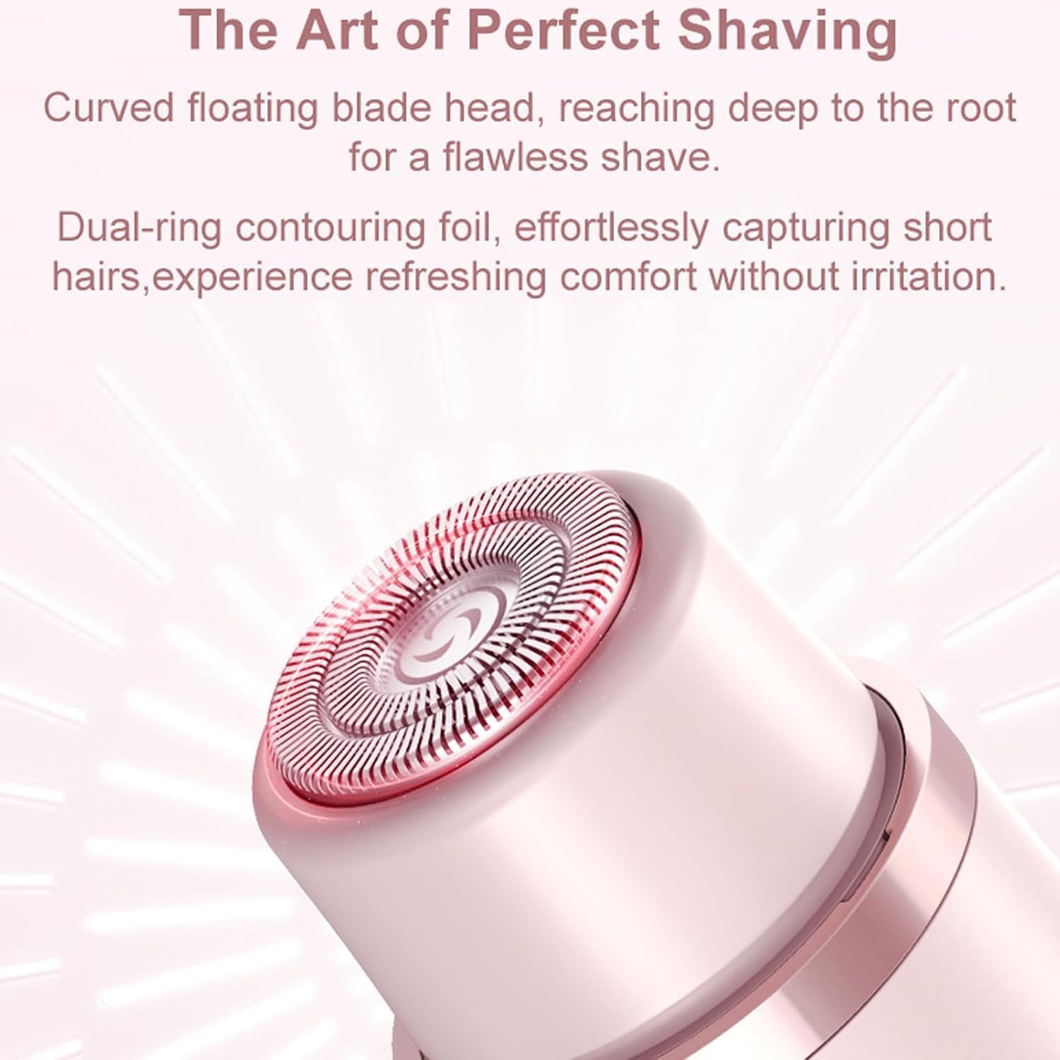 Whimsyard Women's Electric Shaver - Dual Head Wet & Dry 3-in-1 Hair Removal System for Legs, Underarms & Bikini Area | Portable Epilator with Smooth Shaving | Perfect for Travel, Gym & Daily Grooming (Purple)