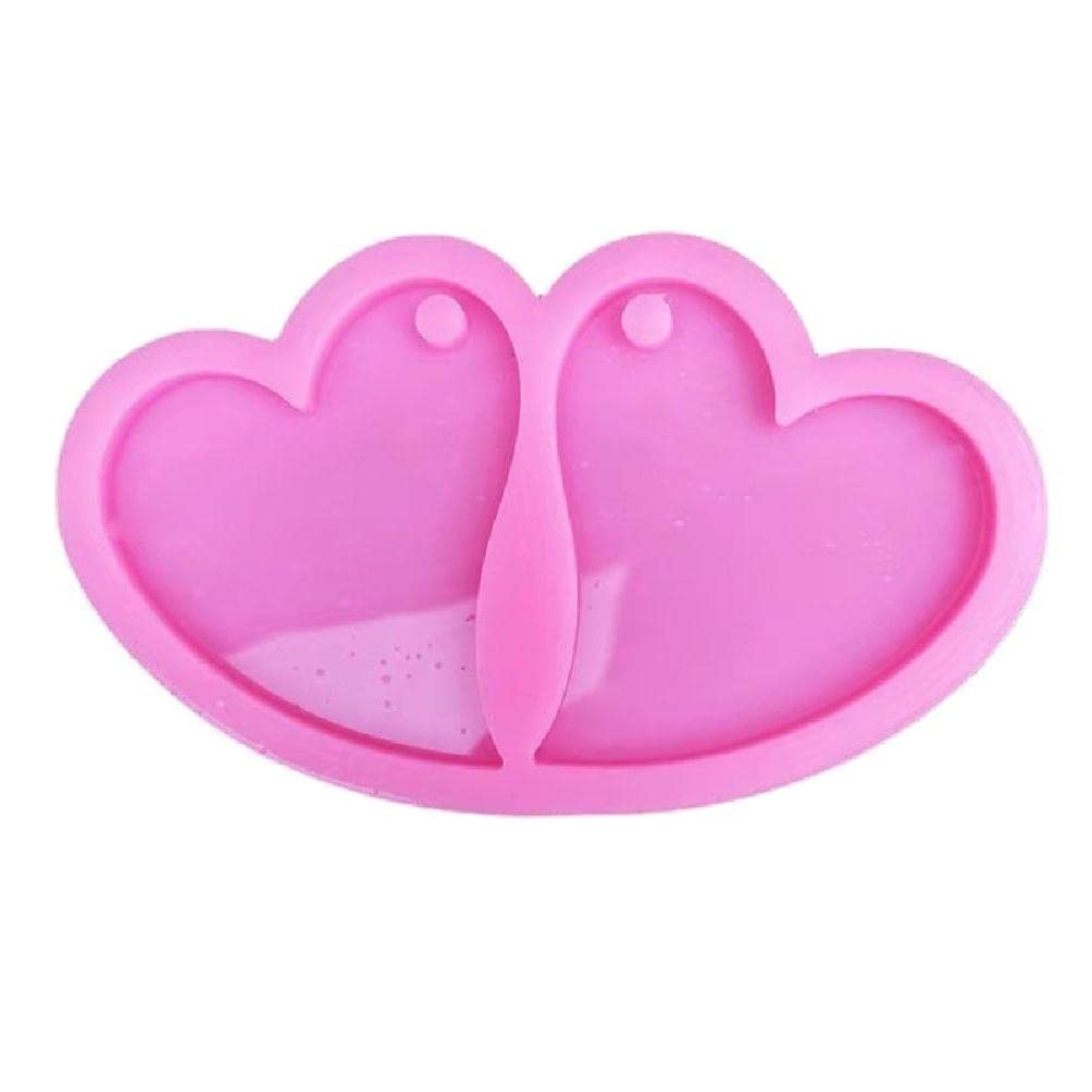 Premium Silicone Molds for Resin Jewelry Making - Heart Shaped DIY Epoxy Casting Molds for Fashion Earrings, Pendants & Craft Projects | Perfect for Handmade Jewelry, Gifts & Home Decor