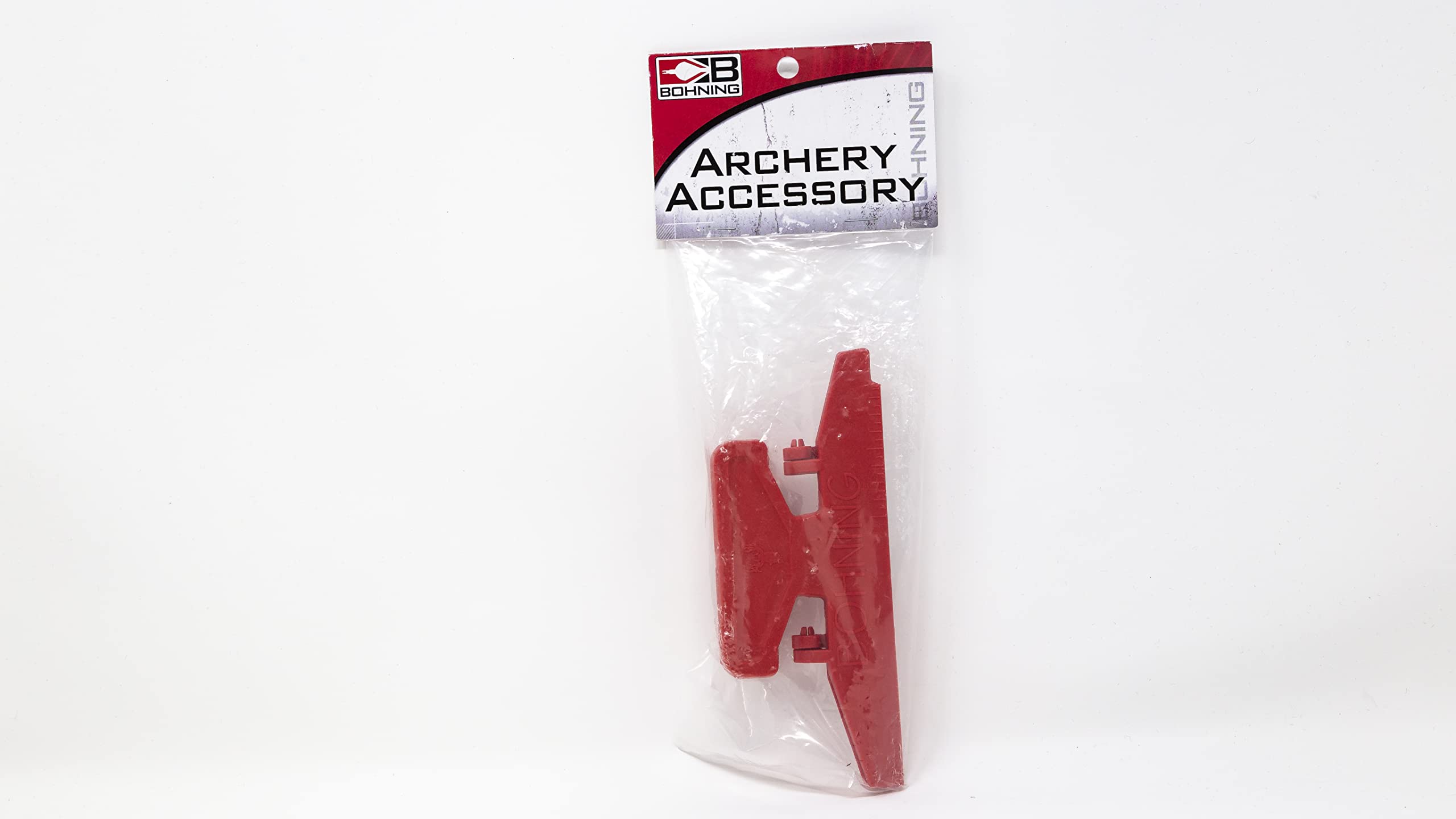 Bohning Pro Class Replacement Clamp for Archery - Left Handed Red Bow Accessory for Target Practice & Hunting
