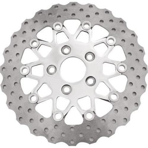EBC RSD018C Custom Stainless Steel Rear Floating Brake Rotor for 2000+ Harley-Davidson Motorcycles - High Performance Disc Brake Upgrade for Touring & Cruiser Models - Perfect for Highway Riding & Heavy-Duty Stopping