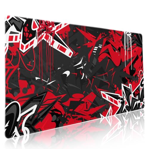 Black Red Geometric