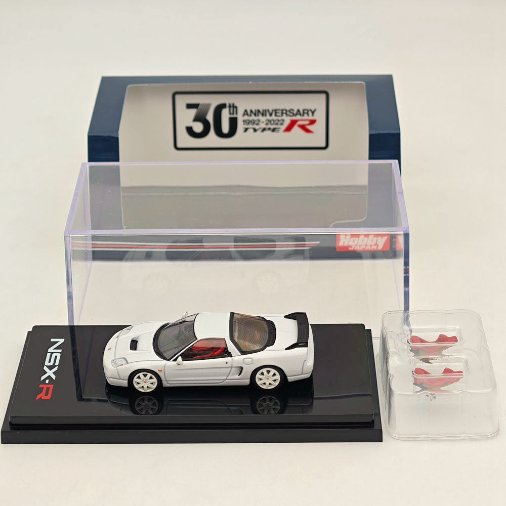 1:64 Scale Honda NSX R (NA2) Diecast Model Car - White Limited Edition with Genuine Seats | Japanese Hobby Collectible for Display, Racing Enthusiasts & Car Lovers