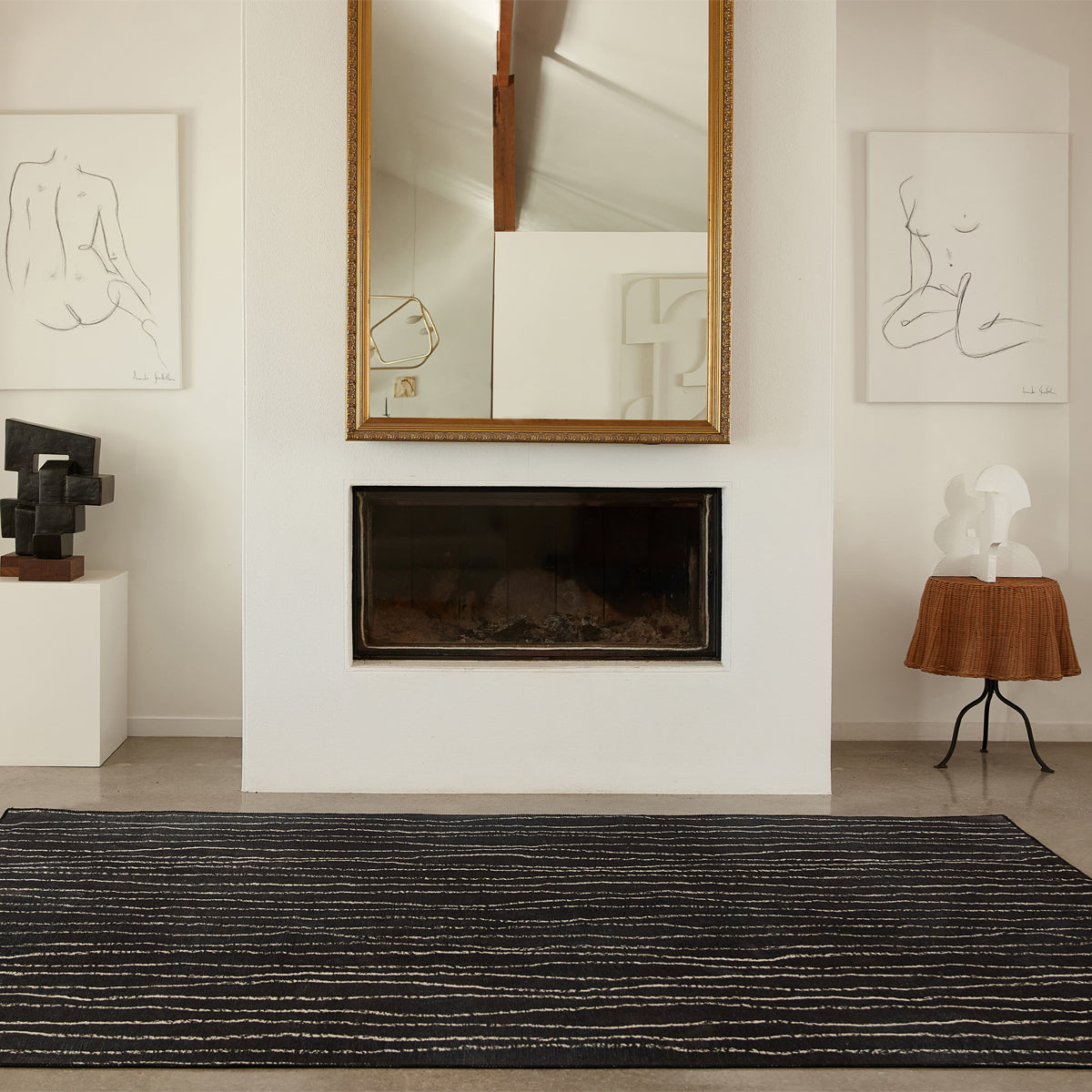Atlas Chenille Washable Rug - Soft & Durable Non-Slip Area Rug for Living Room, Bedroom, Nursery - Machine Washable & Stain Resistant