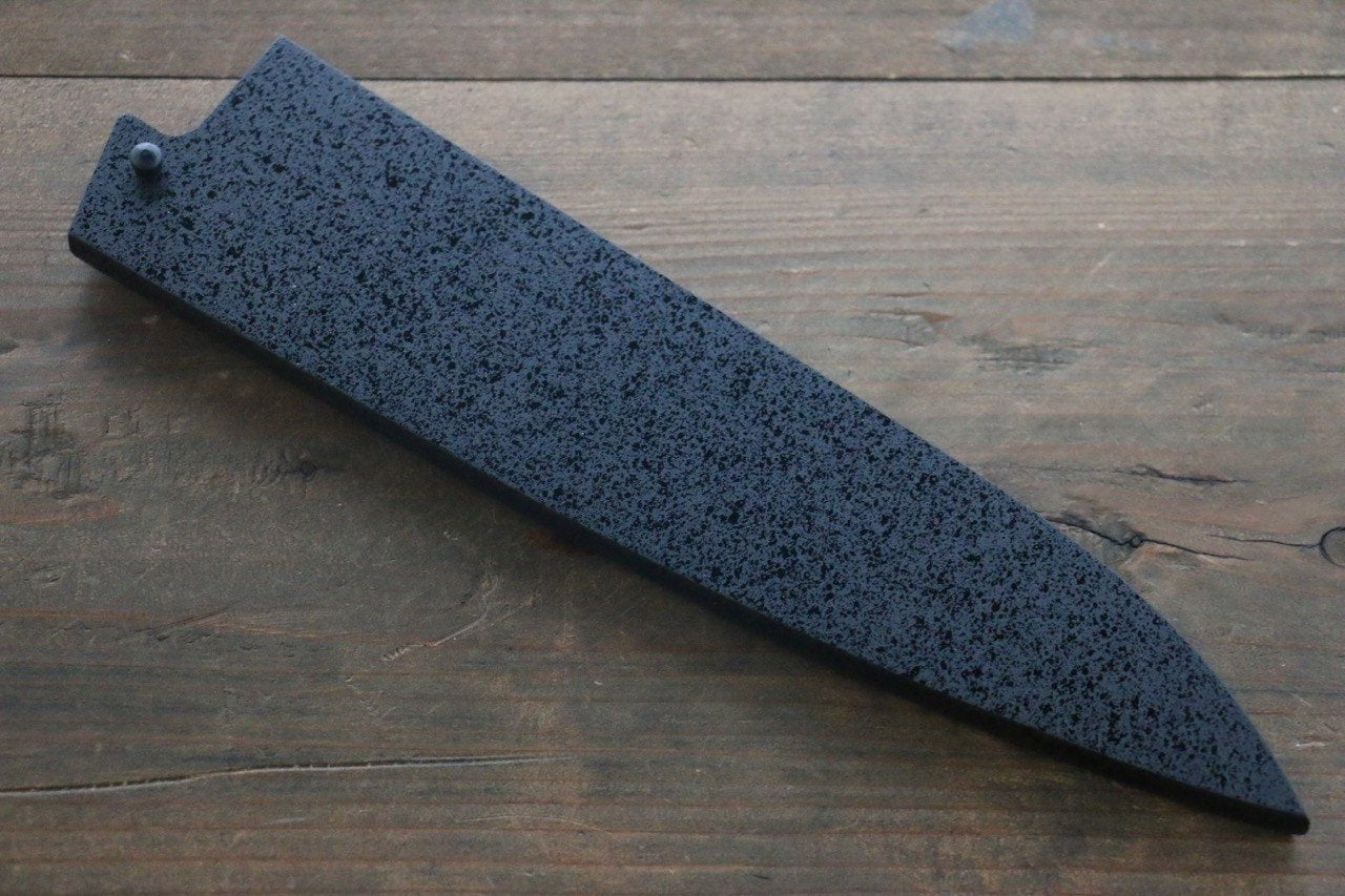 Premium Kuroshime Magnolia Sheath for 210mm Gyuto Knife with Plywood Pin - Handcrafted Japanese Knife Cover for Professional Chefs & Home Cooking (Ideal for Kitchen Storage, Travel & Gift)