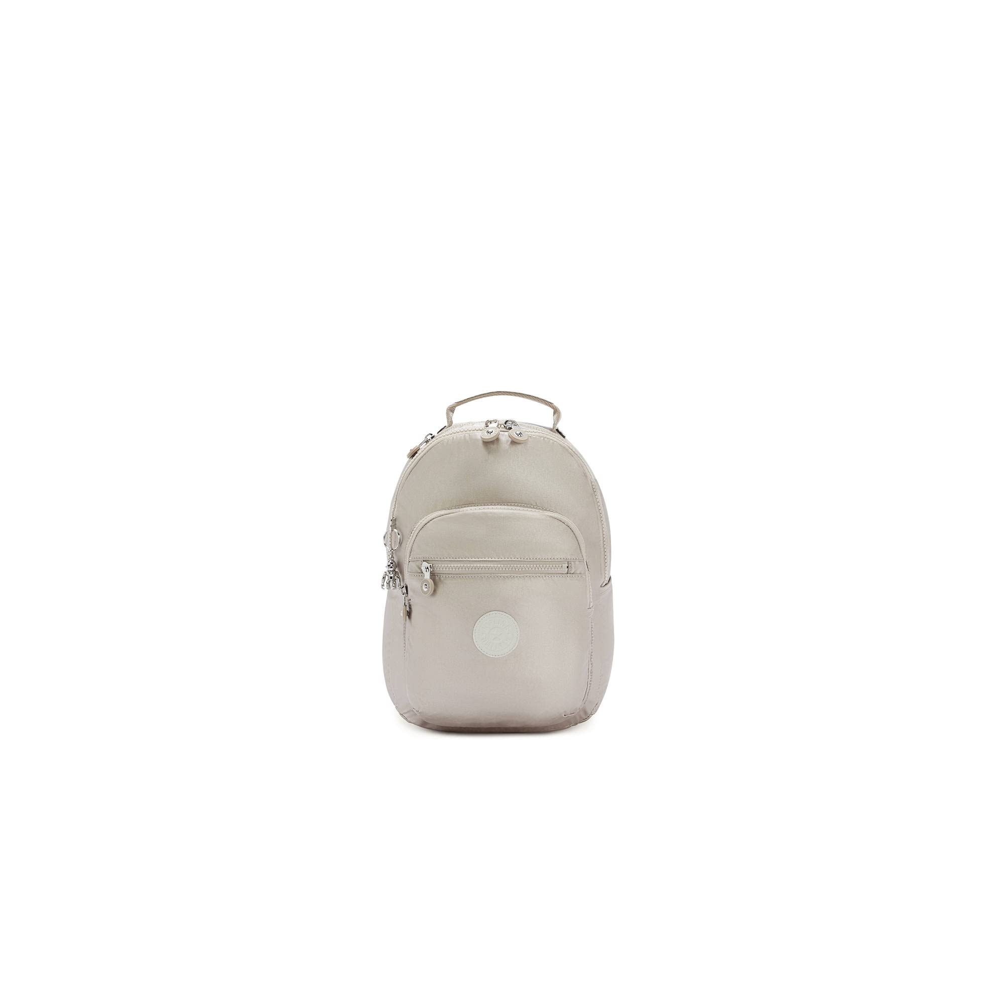 Kipling Seoul Small Metallic Tablet Backpack - Lightweight Laptop Bag for Women & Men, Water-Resistant School & Travel Backpack - Perfect for Work, College & Daily Commute