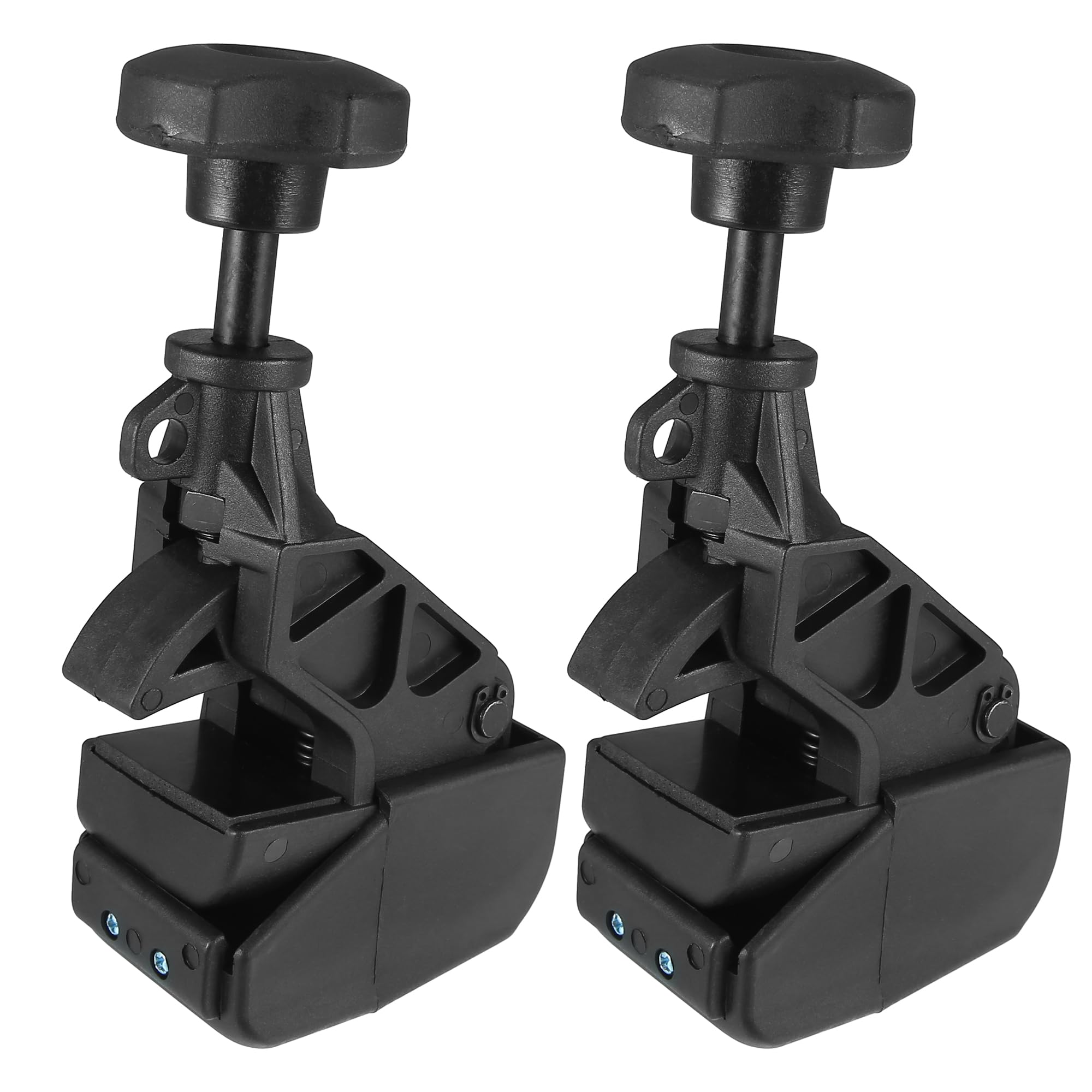 X AUTOHAUX 2-Piece Car Tire Changer Bead Clamp Set - Heavy Duty Drop Center Tool for Tire Changing & Rim Removal - Universal Wheel Bead Breaker (Black) - Perfect for Auto Repair Shops & DIY Tire Replacement