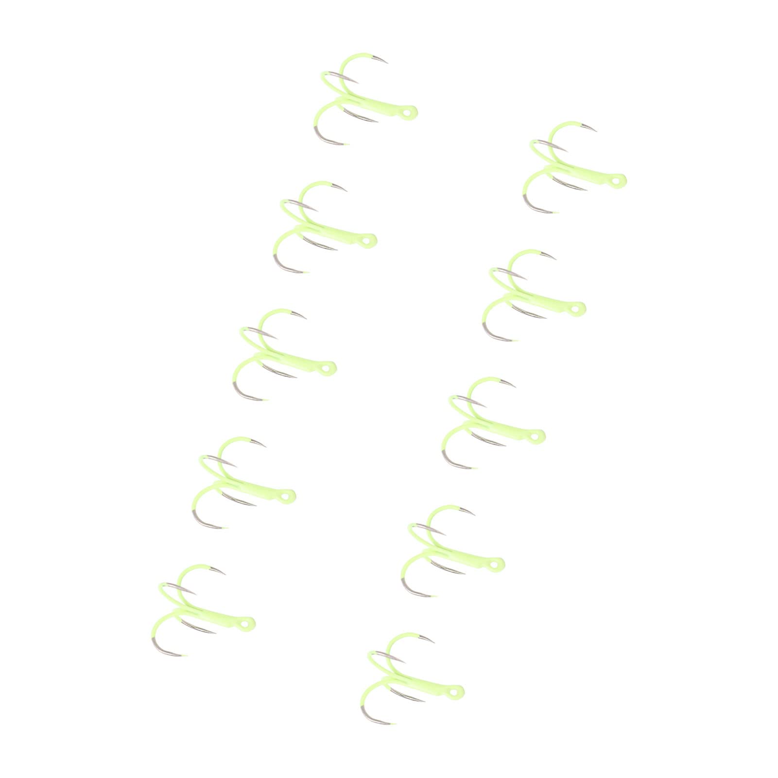 Ubersweet® Stainless Steel Luminous 4-Claw Fishing Hook - High Efficiency, Portable & Durable for Bass, Trout, Saltwater Fishing - Perfect for Night Fishing, Camping & Outdoor Adventures (Large Size)