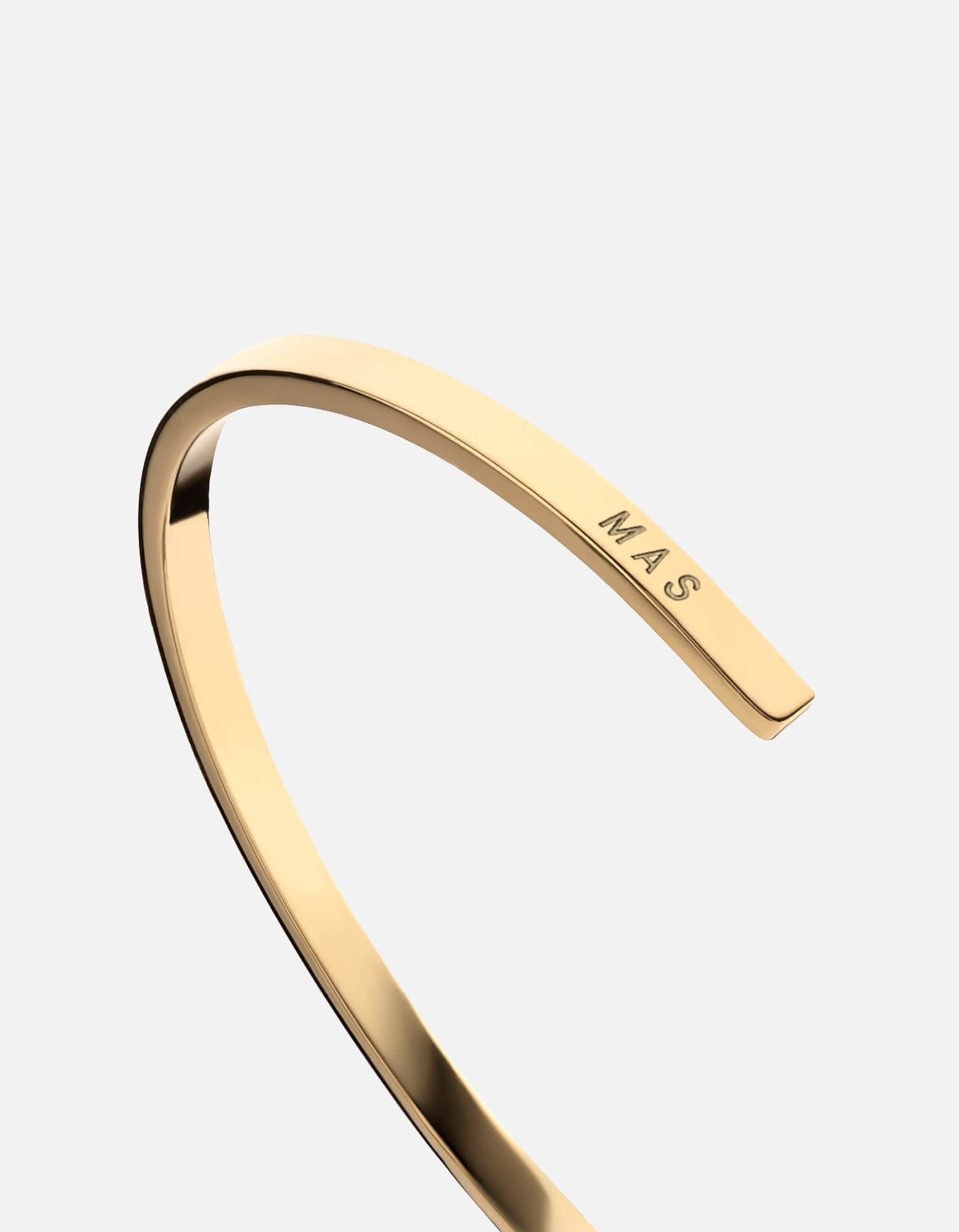 3mm Arbor Cuff Bracelet - 14K Gold Vermeil Minimalist Bangle for Women - Perfect for Everyday Wear, Office & Special Occasions
