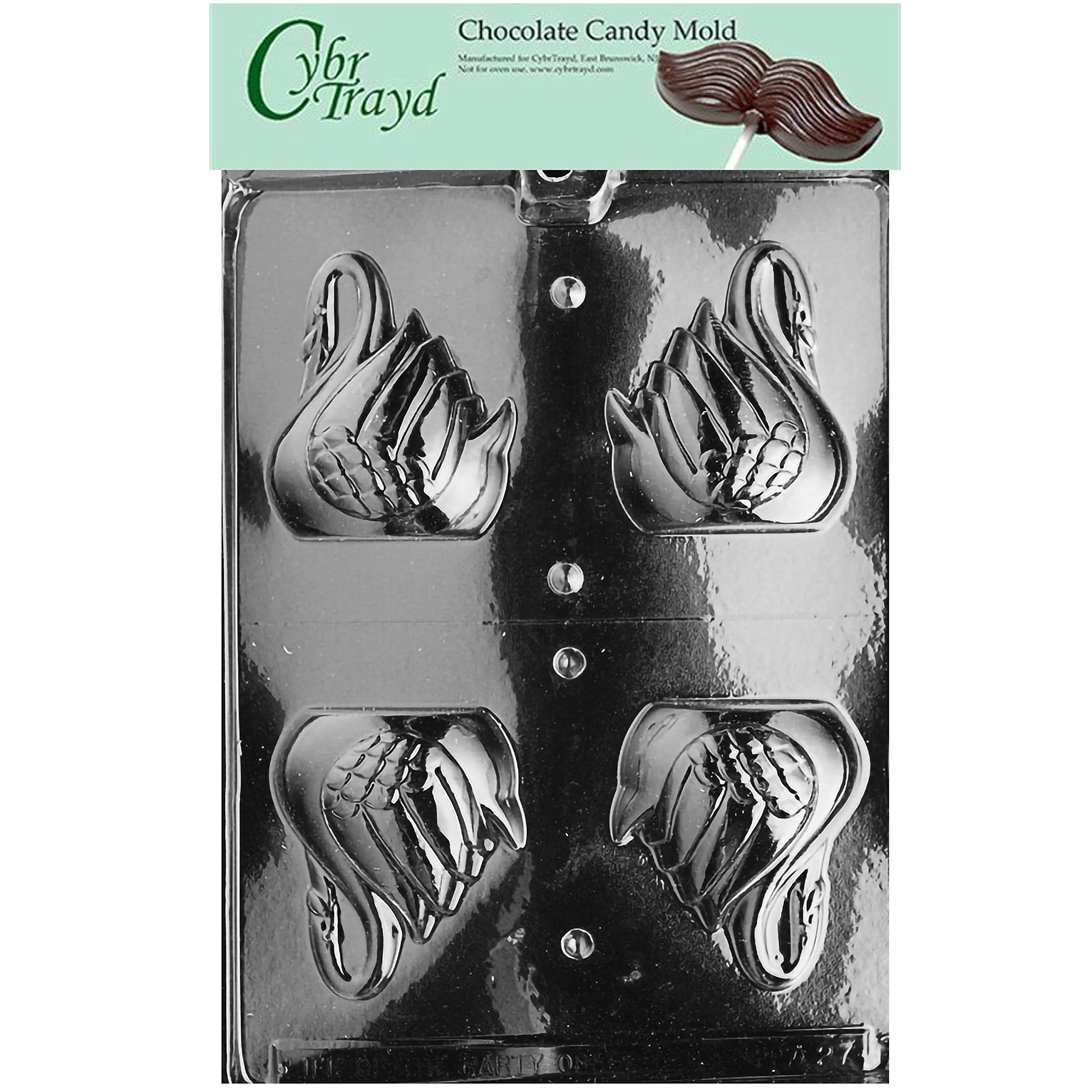 Premium Swan-Shaped Chocolate Candy Mold for Baking & Decorating - Perfect for DIY Desserts, Wedding Favors, and Holiday Treats