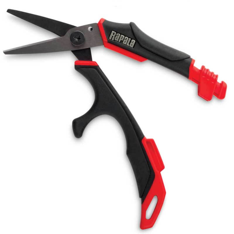 Rapala Precision Line Scissors - Sharp Fishing Scissors for Braid & Fluorocarbon - Perfect for Anglers & Boat Fishing Accessories