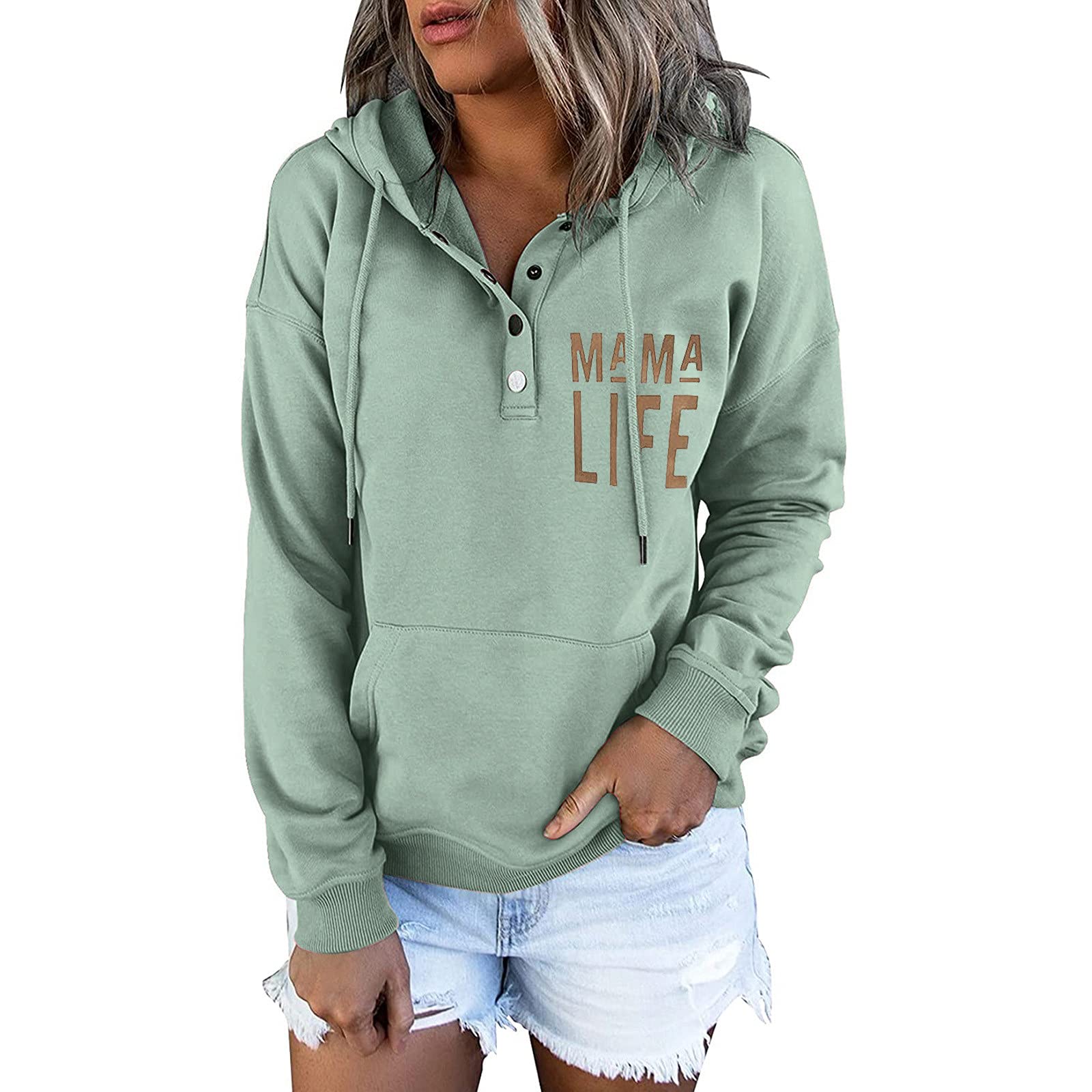 Women's Long Sleeve Crewneck Blouse - 2022 Fall Tunic Tops & Basic Tee Shirts | Casual Office Wear, Layering Essential, Everyday Comfort Outfit