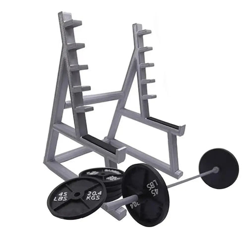 Mini Squat Rack Pencil Holder - Creative Barbell Design Pen Display Stand for Office Desk, Gym Themed Stationery Organizer | Perfect for Workout Enthusiasts & Fitness Themed Workspaces