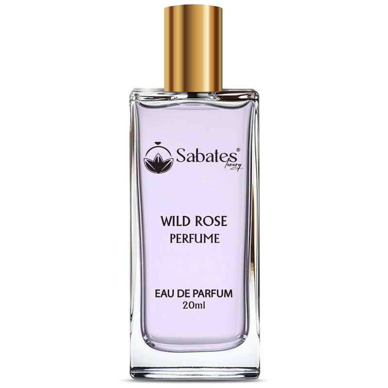 Wild Rose Luxury Women's Eau De Parfum - Floral & Sweet Long Lasting Fragrance for Women (20ml) | Romantic Date, Evening Party & Special Occasion Perfume