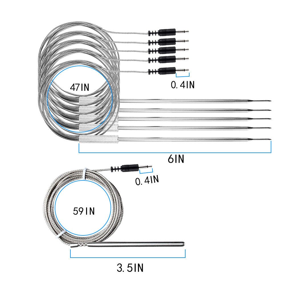 Original Title: Replacement Probe for IBT 6XS   Optimized Title: IBT-6XS Replacement Temperature Probe - High Accuracy Food Thermometer Sensor for Grilling, Smoking, and BBQ Cooking