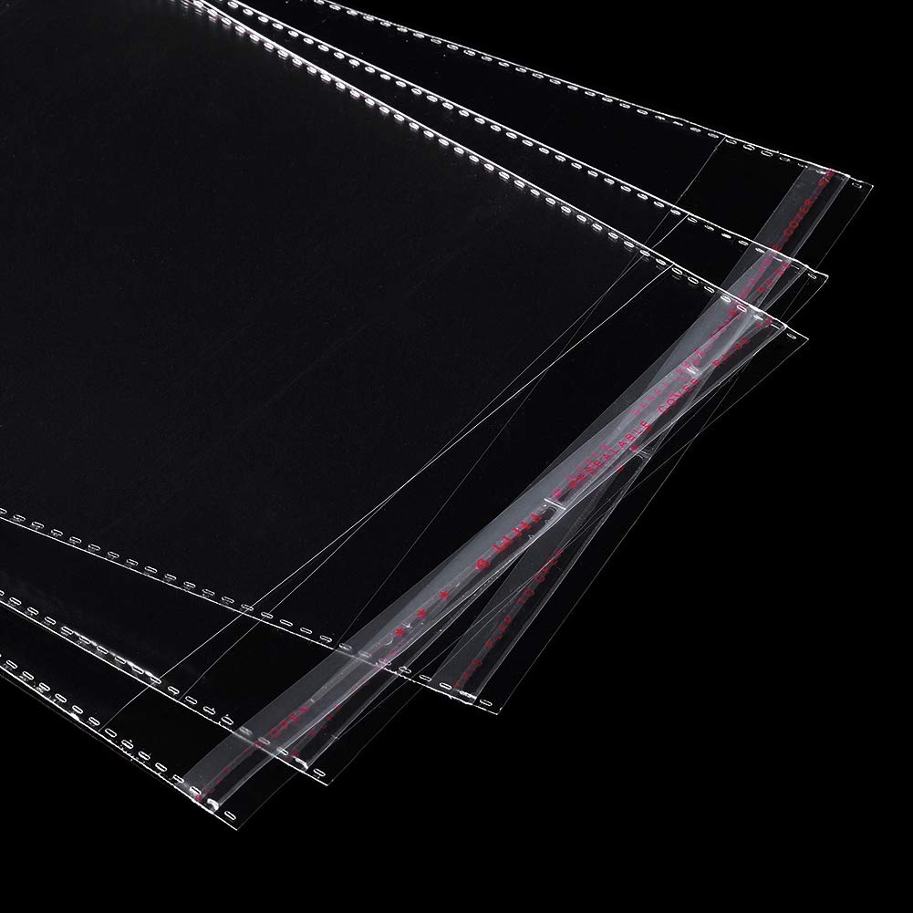 1000pcs 8x7inch (205x180mm) Clear Resealable OPP Plastic Bags - Self-Adhesive Seal for Bakery, Candy, Soap, Cookies & Chocolate Packaging | Food Safe Storage Bags for Home, Retail & Gifts