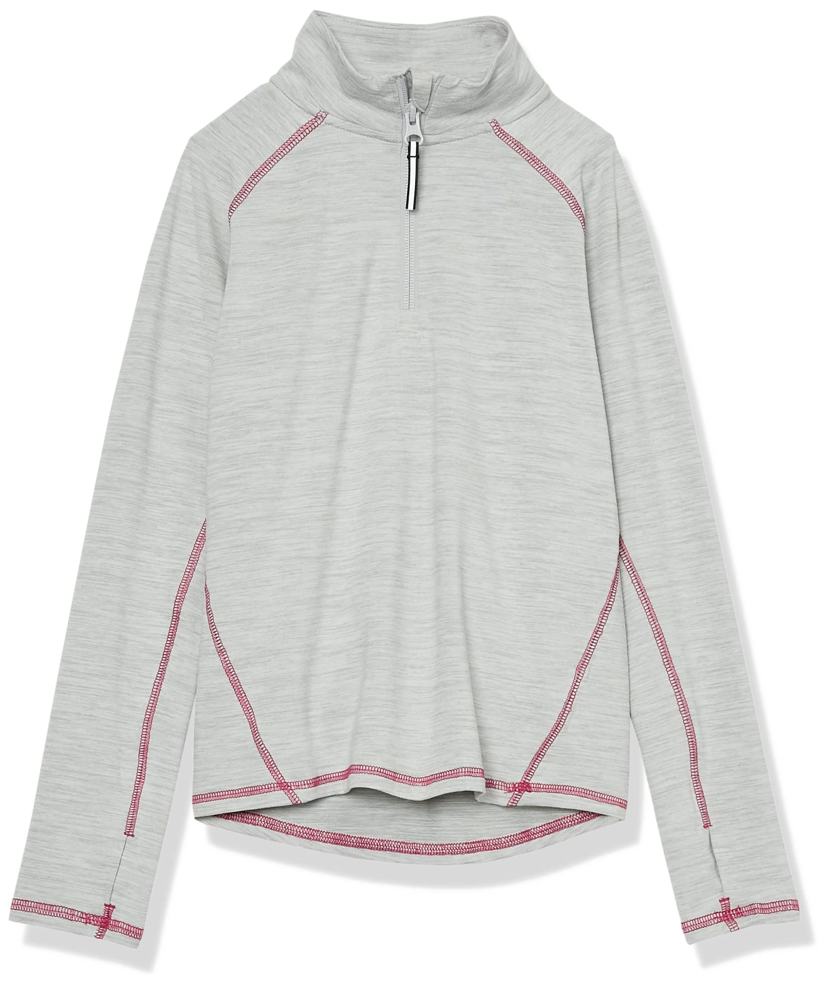 Amazon Essentials Girls & Toddlers Half-Zip Fleece Jacket - Lightweight Active Pullover for Playdates, School & Outdoor Adventures
