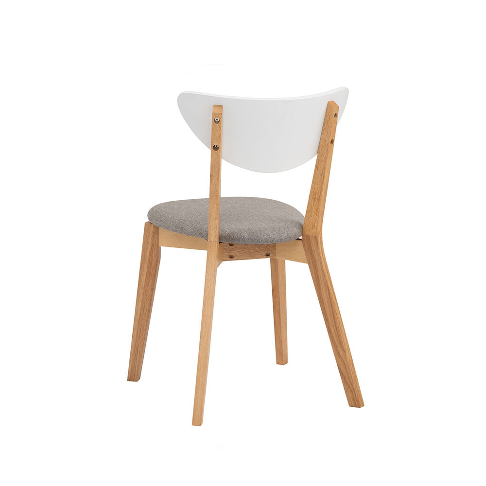 Harper Dining Chair - Modern Wooden Dining Room Chair with Upholstered Seat - Perfect for Kitchen, Dining Room, and Home Office Use