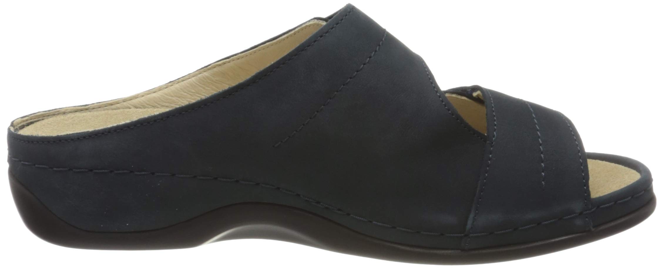 Berkemann Women's Comfortable Slip-On Mules - Soft Leather Casual Shoes for Walking, Office & Home Use