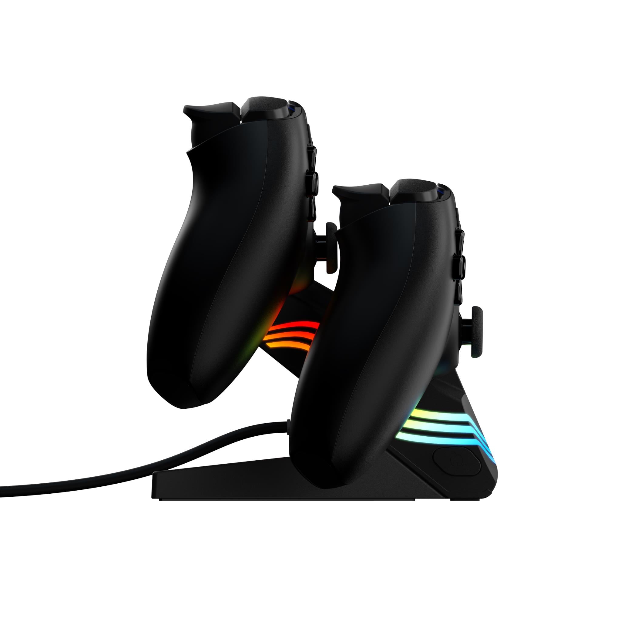 Afterglow Wave Dual Charger for PlayStation 5 (Black) - Fast Charging Dock Station for PS5 Controllers - Perfect for Gaming Sessions & Multiplayer Setups