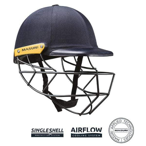 Masuri Original Legacy Plus Steel Cricket Helmet - Premium Protective Gear for Cricket Players - Perfect for Matches, Training & Practice Sessions