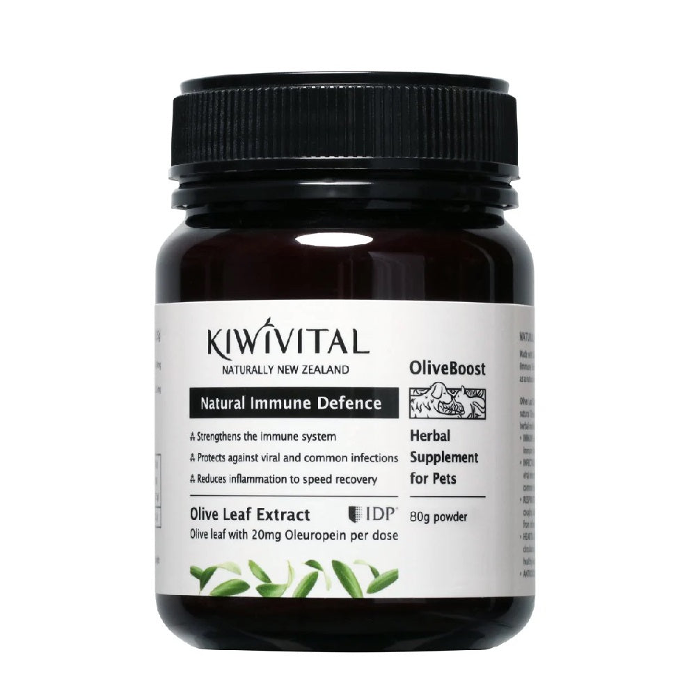 OliveBoost Supplement for Dogs & Cats - Natural Immune Support & Joint Health - Perfect for Senior Pets & Active Animals