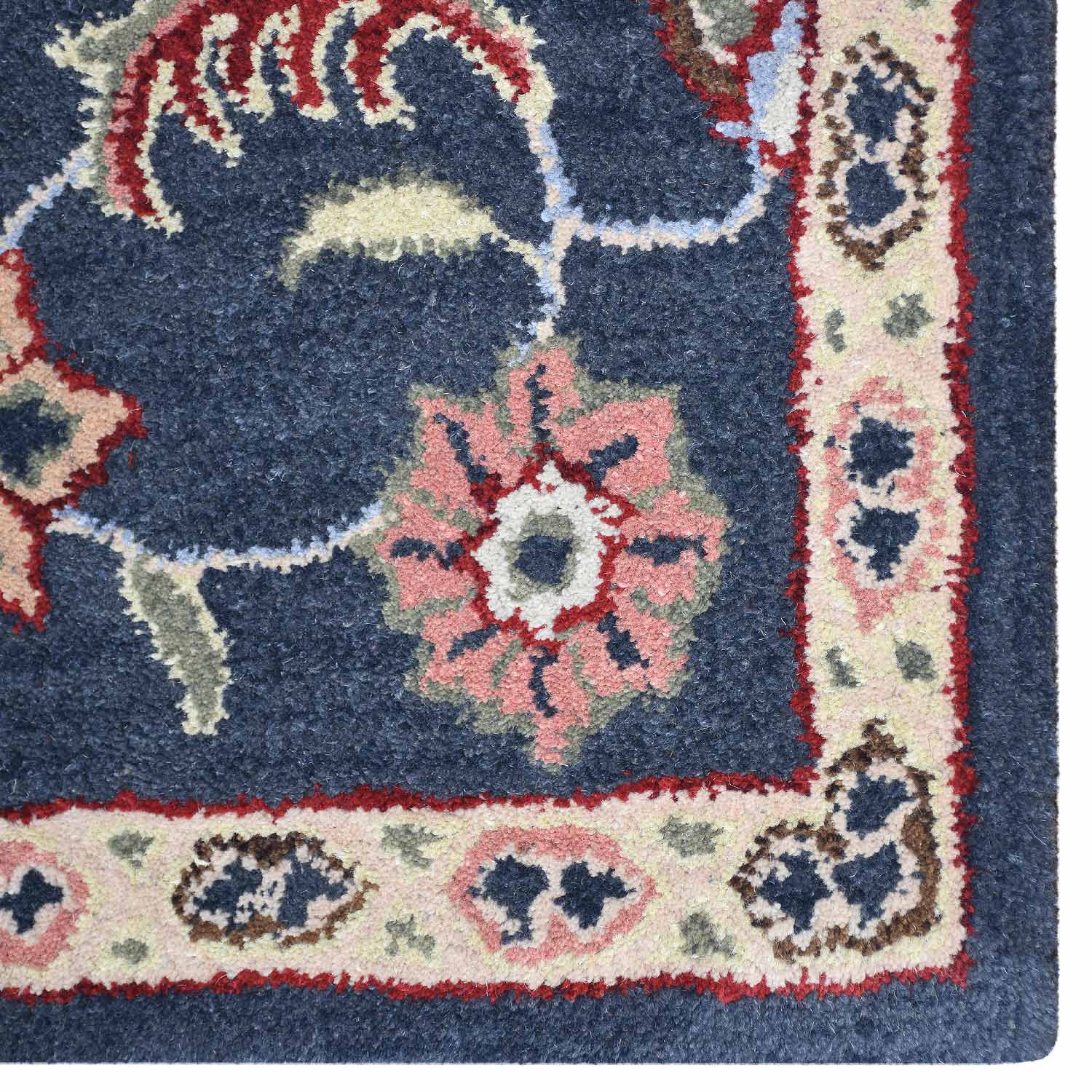 Baluchi Hand Tufted Rug - Authentic Afghan Wool Carpet for Living Room & Bedroom Decor - Perfect for Boho, Traditional & Modern Home Style
