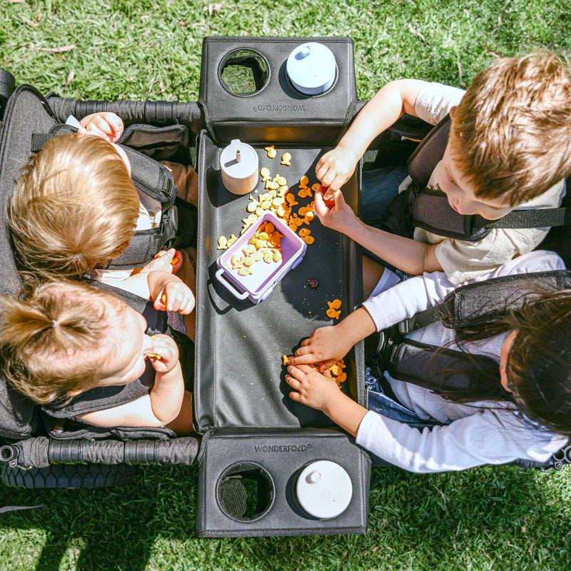 WonderFold Flex Snack Tray for Strollers & High Chairs | Portable Baby Feeding Tray - Perfect for On-the-Go Snacks, Meals & Playtime