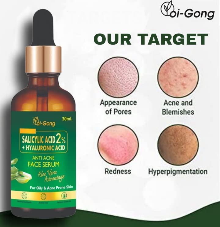 Oi-Gong Aloe Vera Skin Serum Oil - 30ml for Skin Whitening, Brightening & Fairness | Hydrating & Soothing Facial Treatment for Dry & Sensitive Skin | Perfect for Daily Skincare Routine & Nighttime Use