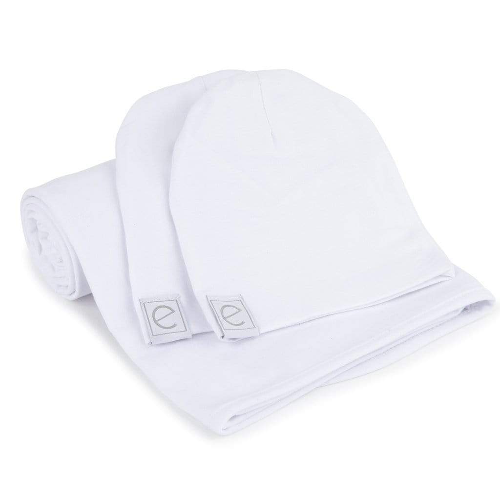 Ely's&Co. Jersey Cotton Swaddle Set - Soft Baby Swaddle Blankets for Newborns - Perfect for Sleeping, Swaddling & Nursing - 3-Pack Breathable Wrap Blankets for Boys & Girls