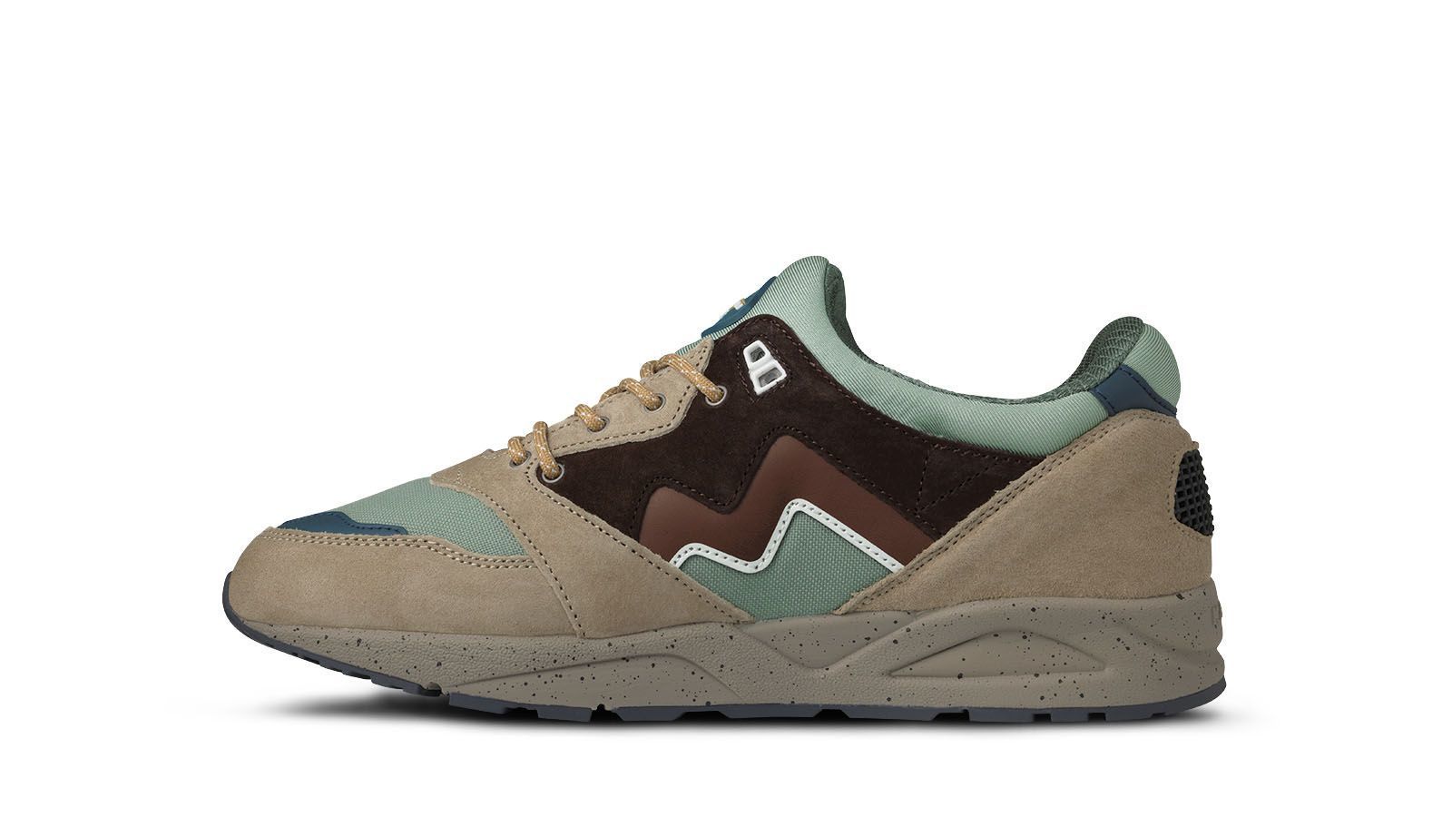ARIA 95 Running Shoes - Slate Green & Cappuccino Color | Lightweight Comfort for Jogging, Gym Workouts & Daily Wear