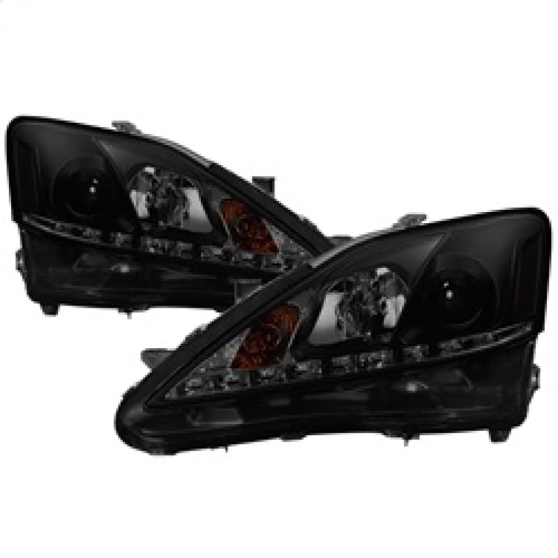 Spyder Auto 5080073 Projector Style Headlights - Black/Smoked for Improved Night Visibility | Perfect for Jeep Wrangler & Off-Road Adventures