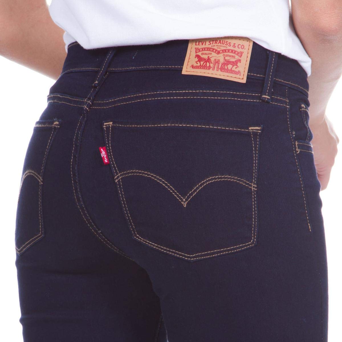 Levi's Women's 710 Super Skinny Jeans - High Waist Stretch Denim Pants for Casual Wear & Night Out