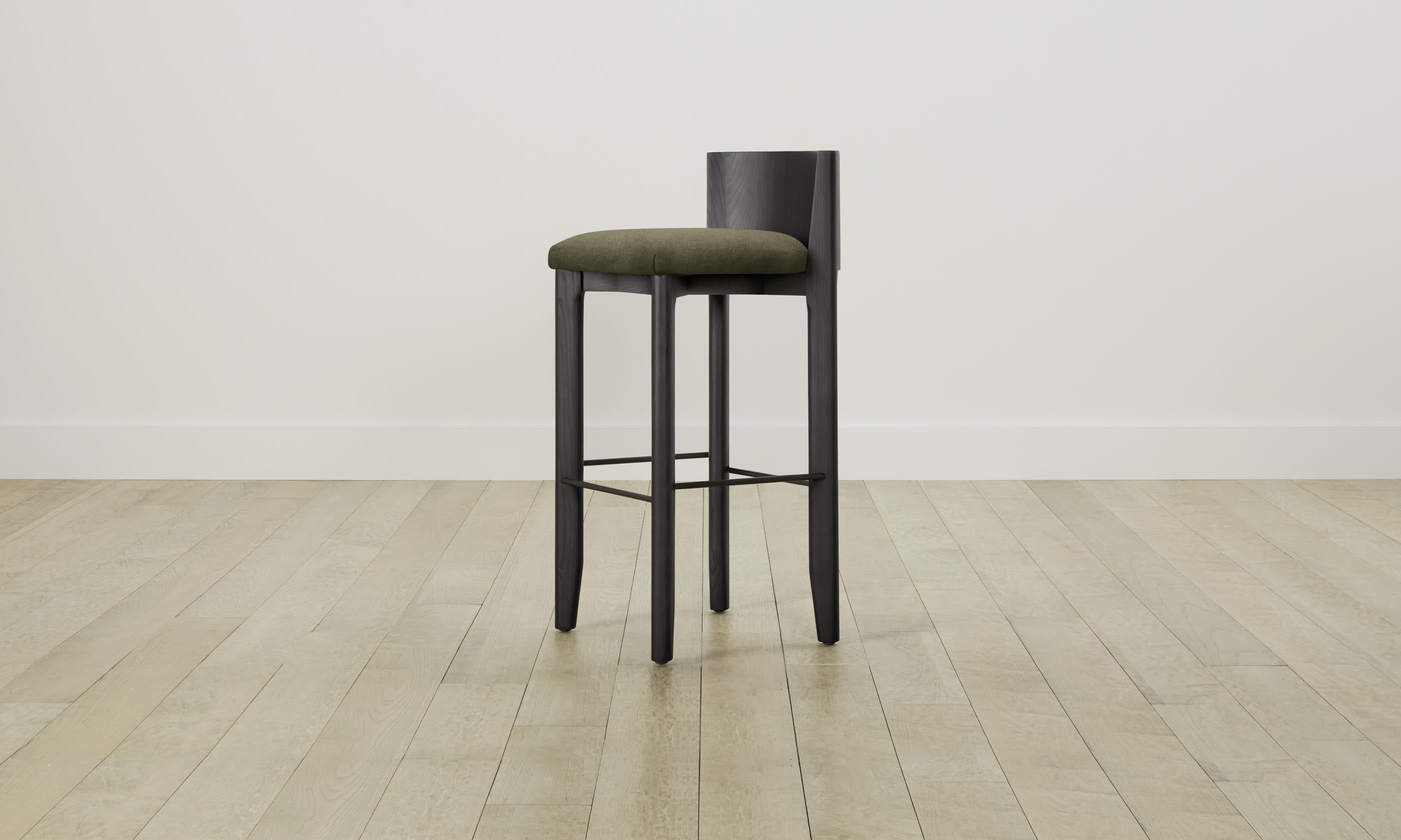 Premium Mohair Moss Bar & Counter Stool - The Delancey Collection | Modern Kitchen & Dining Room Seating for Home Bars, Breakfast Nooks & Entertainment Areas