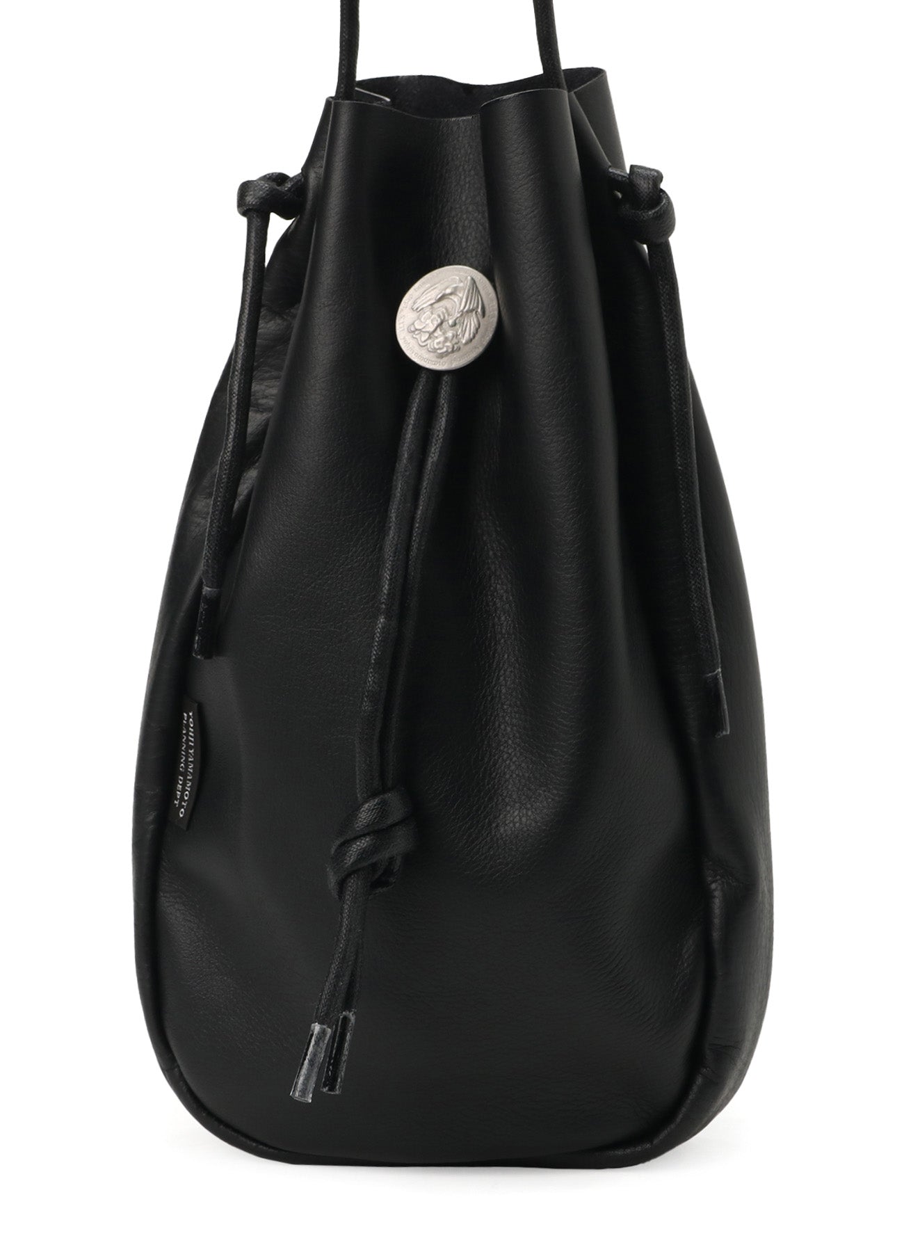 CONCHO DRAWSTRING LEATHER SHOULDER BAG - Genuine Leather Crossbody Purse for Women - Boho Chic Handbag for Everyday Use, Travel & Festival Accessories