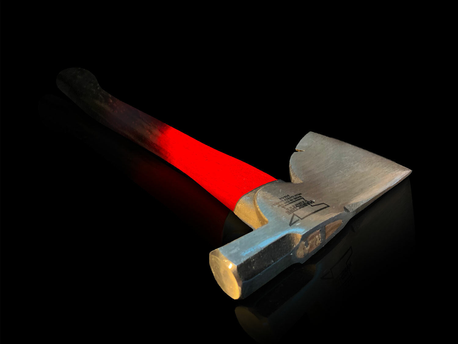 Hardcore Carpenter's Hatchet - Durable Wood Chopping Axe with Zombie Red/Black Design - Perfect for Camping, Survival, and Outdoor Adventures