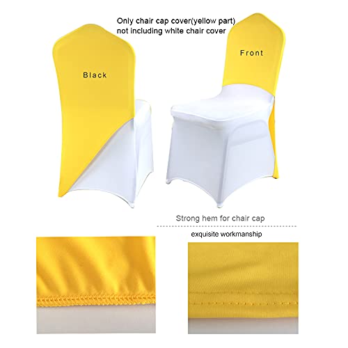 Fuchsia Chair Cap Covers - 20pcs Chair Hood Sash & Hat Bands for Wedding, Banquet, and Party Decorations