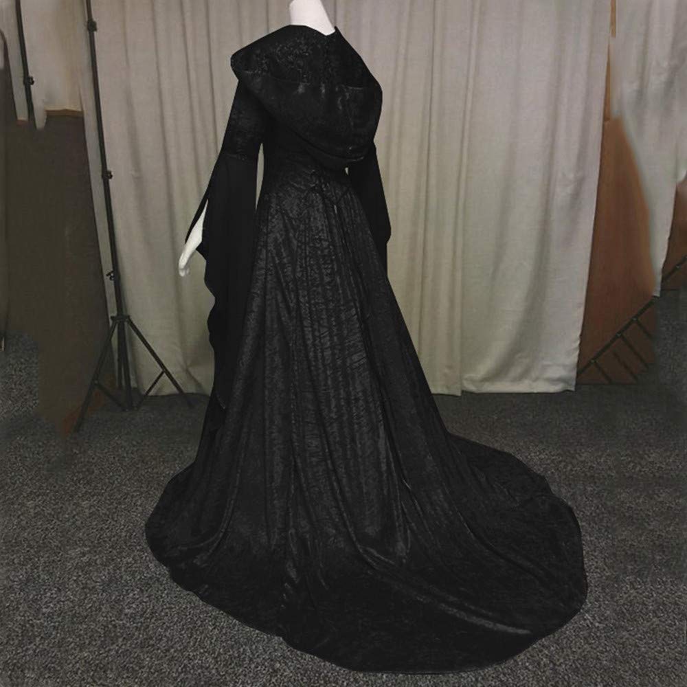 Medieval Renaissance Dress for Women - Vintage Gothic Gown for Halloween & Cosplay