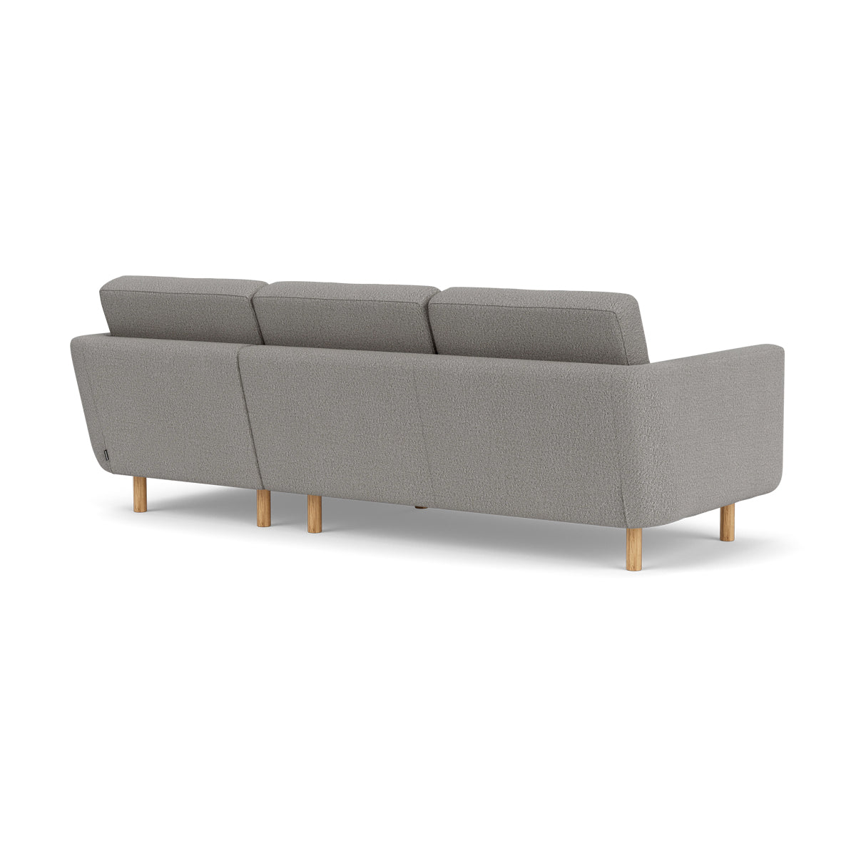 Luxury Conrad Boucle Right Chaise Sofa - Modern Upholstered Sectional Couch for Living Room, Lounge & Home Theater | Soft Chenille Fabric, Comfortable Seating for Family & Guests