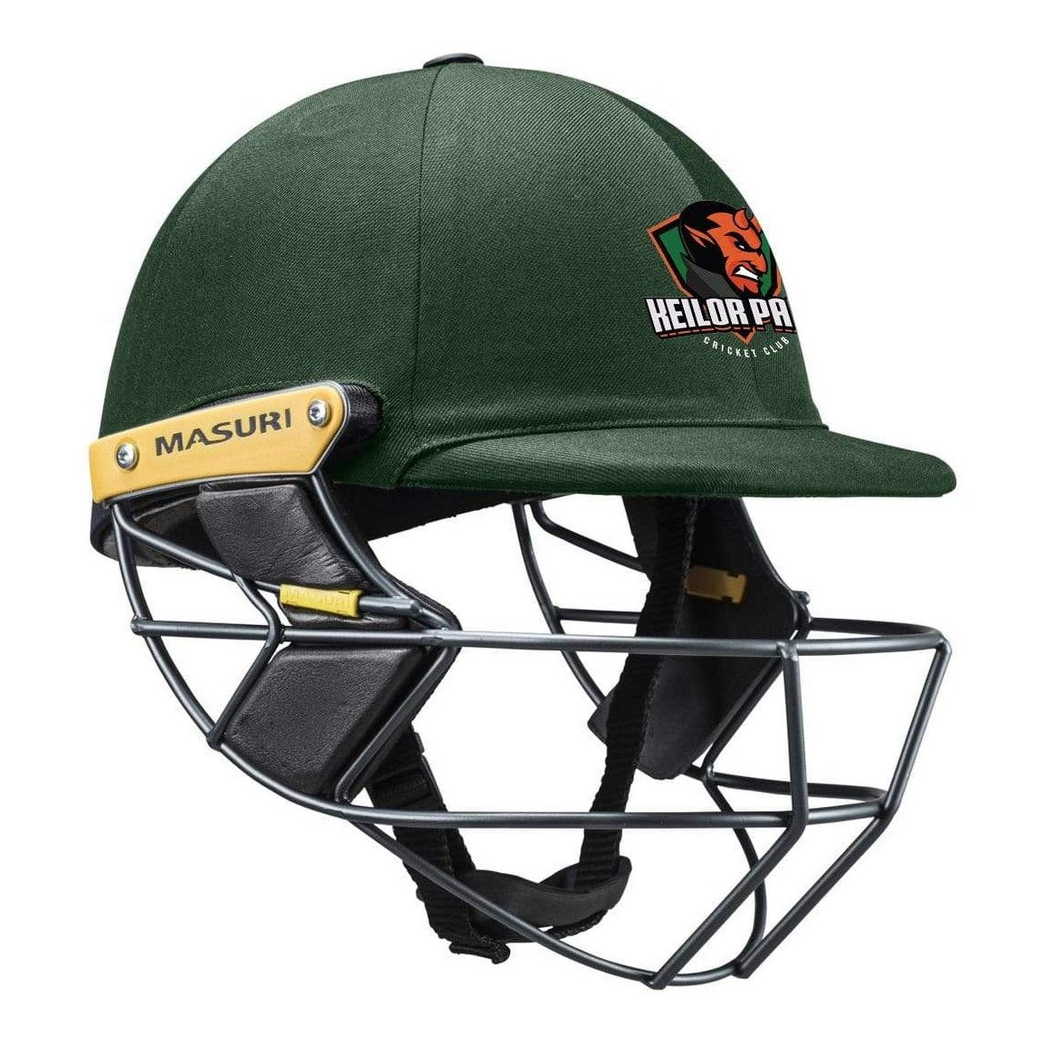 Keilor Park Cricket Club Helmet - Premium Cricket Safety Gear for Batting & Fielding | Perfect for Matches, Training & Practice Sessions