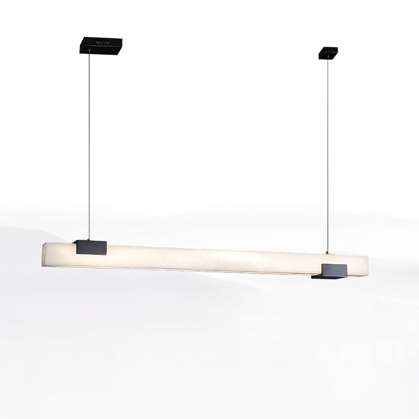 Elegant Alabaster Pendant Light - Modern Handcrafted Glass Ceiling Lamp for Dining Room, Kitchen Island & Bedroom Lighting