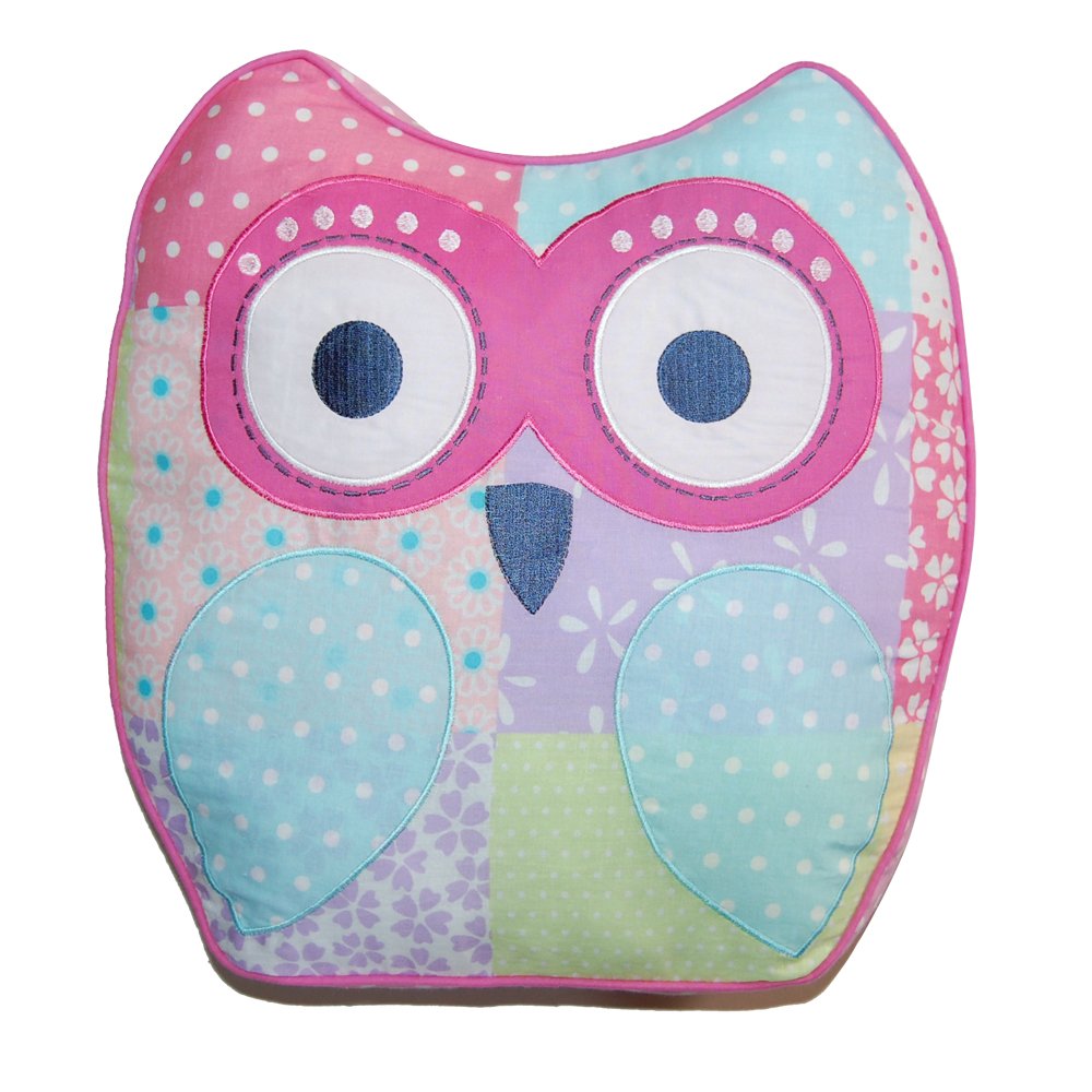 Cozy Line Home Fashions Cute Owl Decorative Throw Pillow Cover - Soft Plush Accent Pillow for Sofa, Bed & Nursery Decor - Perfect for Living Room, Bedroom & Kids Room Decorations