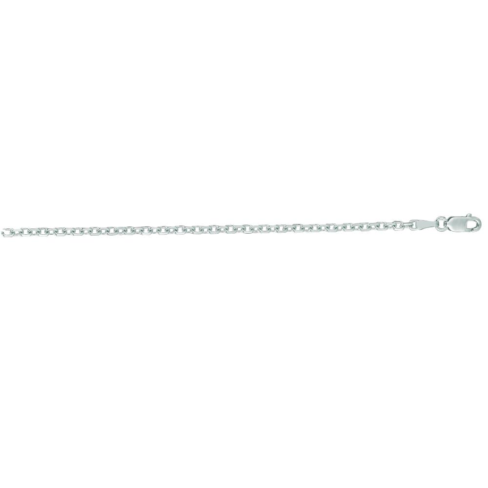 14K Gold 2.3mm Diamond Cut Cable Chain Necklace for Women - Dainty Layering Jewelry, Gift for Her, Perfect for Everyday Wear & Special Occasions