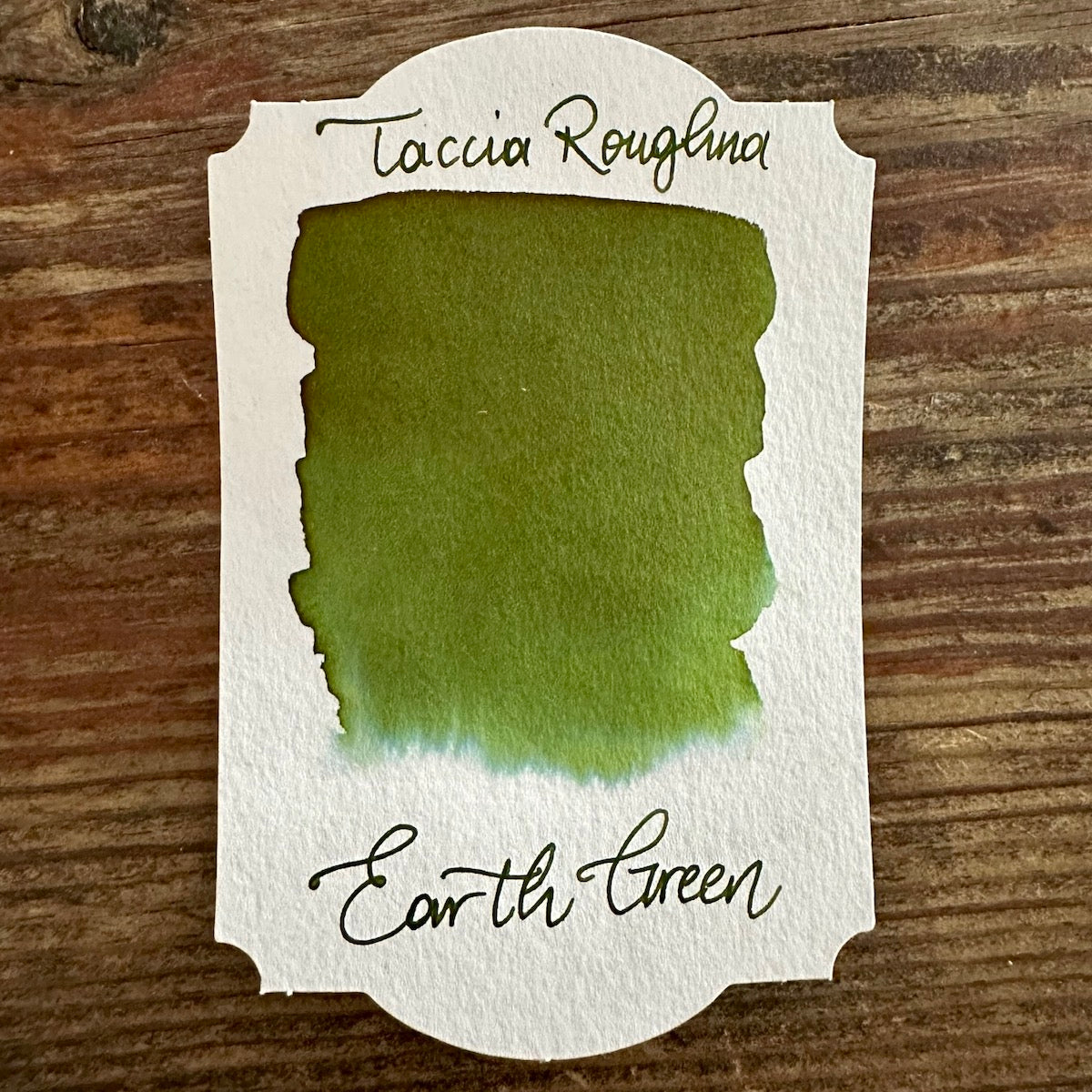 Taccia Roughna Ink - Earth Green Fountain Pen Ink for Calligraphy, Writing & Art - Premium Water-Based Ink for Smooth Flow & Vibrant Color - Ideal for Journals, Letters & Creative Projects